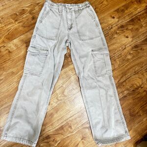 BDG Urban Outfitters Beige Cargo Denim Skate Jeans W28 L32